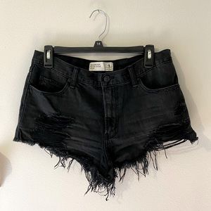 Abercrombie high wasted festival shorts